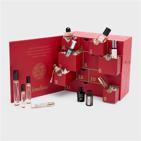 perfume sample advent calendar.